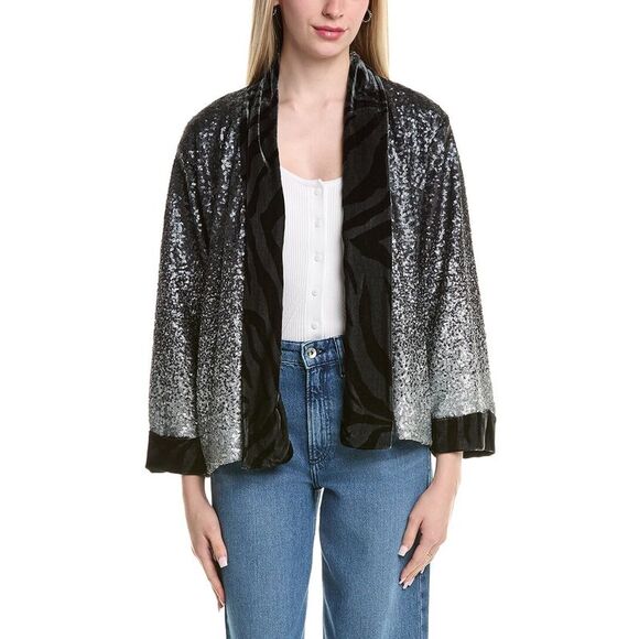 Johnny Was WomensPlaza Kimono Blue